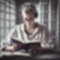 Incarcerated mother recording herself reading a book to her child