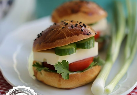 Pogaca Sandwich (Turkish Savory)