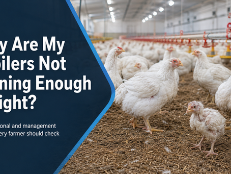Why Are My Broilers Not Gaining Enough Weight?
