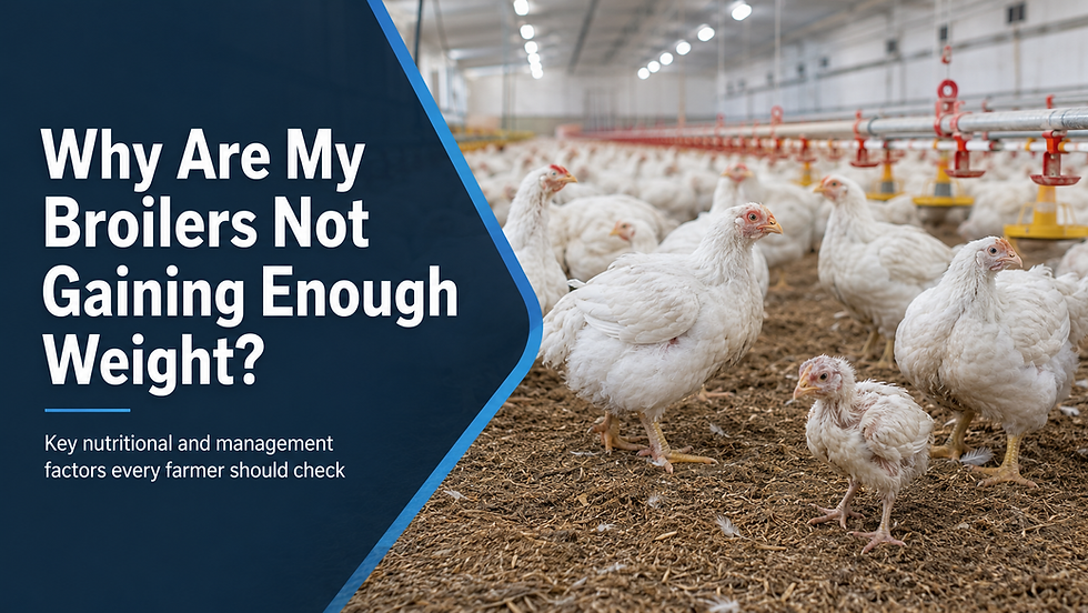 Why Are My Broilers Not Gaining Enough Weight?