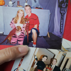 Rich and Rachel in their new house 1993