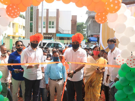 नगरसेविका सौ. वृषाली दुर्वास कदम यांच्या कळंबा फिल्टर हाऊस प्रभागामध्ये विविध विकास कामाचा शुभारंभ