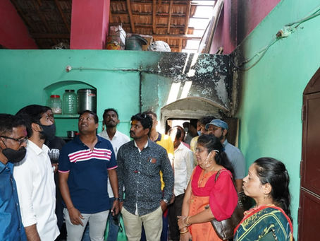 आज कोल्हापुरातील रामानंदनगर परिसरामध्ये राहणाऱ्या श्री अरुण पोतदार यांच्या घरी घरगुती सिलेंडरचा....