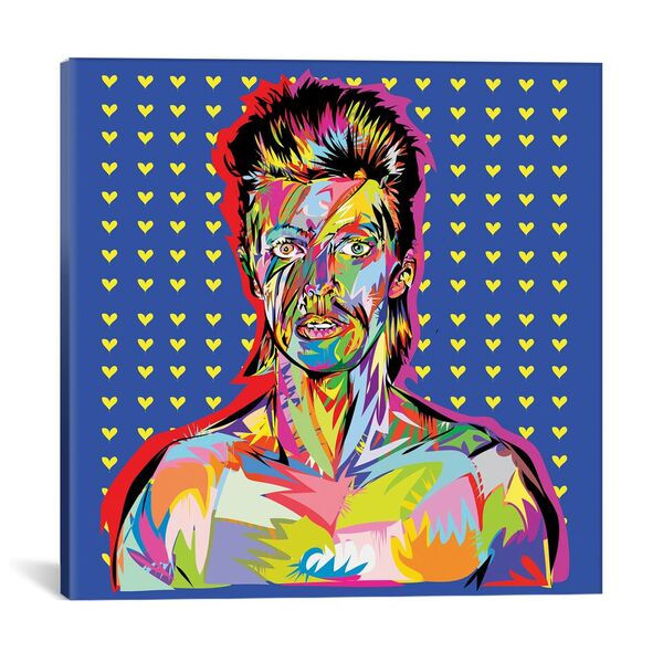 Bowie by TECHNODROME1 Canvas Print