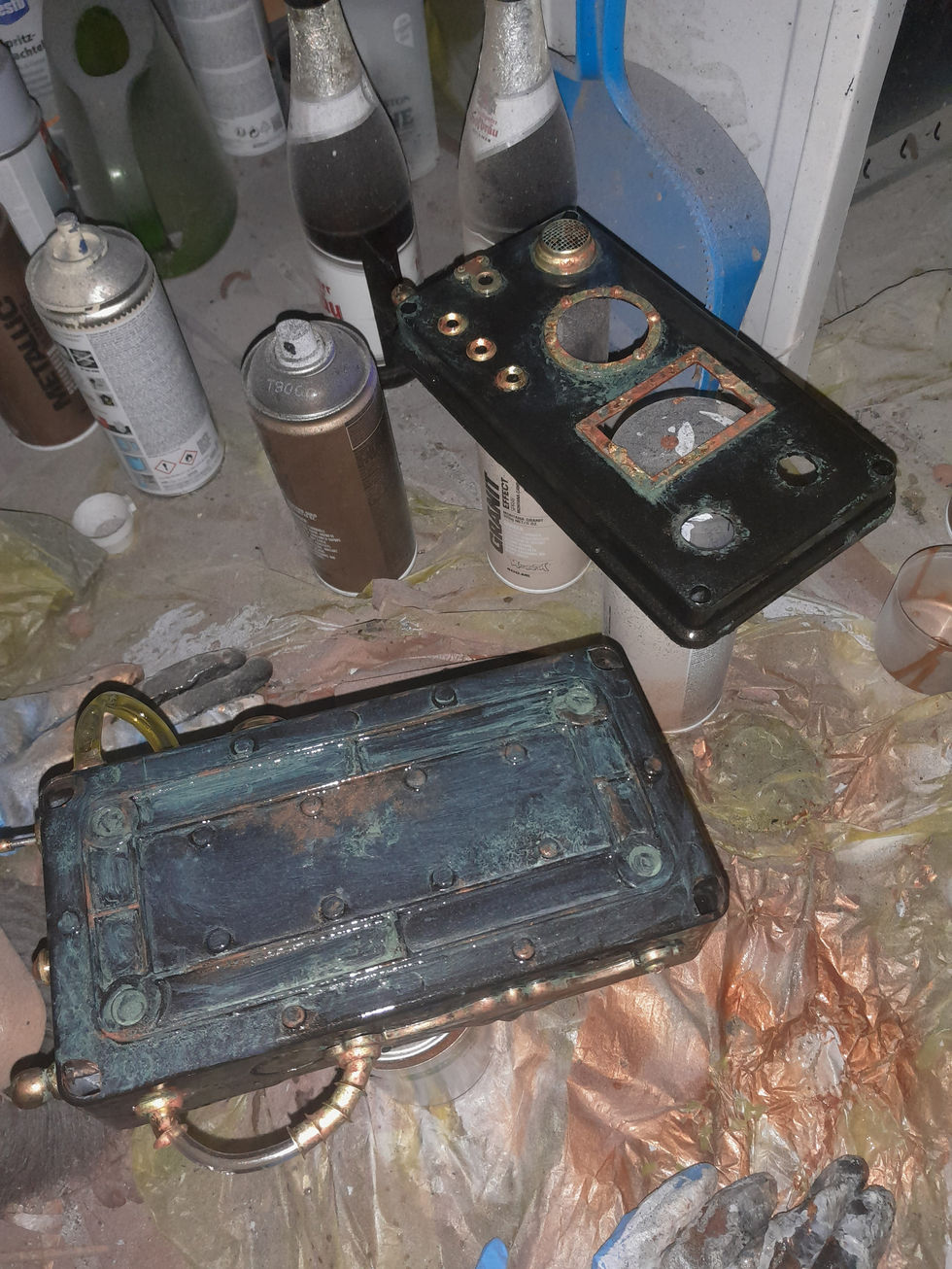 Zeitmaschine Prop-Making, Patina, Making-Of