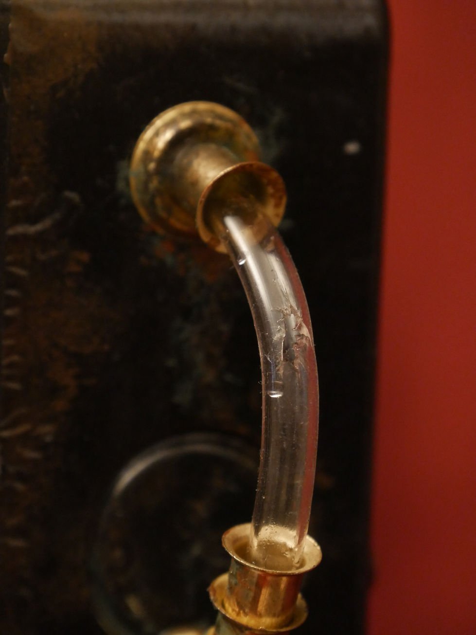 Zeitmaschine Prop-Making, Detail Schlauch