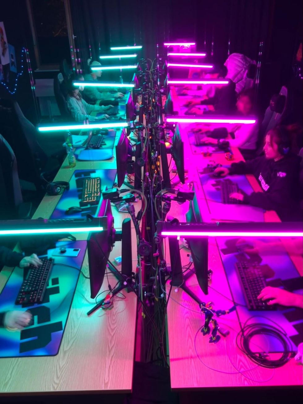 Twitch Streaming-Set, Lan-Party, Set
