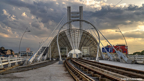 Basarab, Nabob, Nabobswims, Bucharest, Romania, Rapid Transit, Tram, Light Rail, Bridge