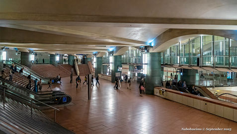 Bibliothèque François Mitterrand Metro Station; Nabobswims; Metro; Rapid Transit; Subway; U-Bahn; Paris; France