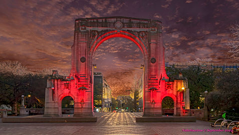 Bridge of Remembrance; Nabobswims; Avon River; Ōtākaro; Christchurch