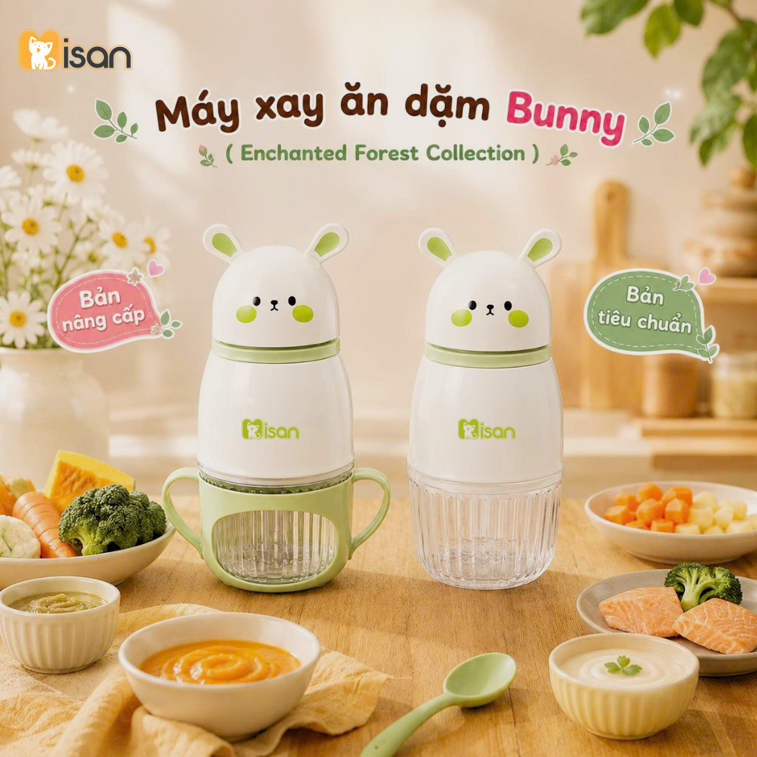 Máy xay 8 lưỡi thỏ Bunny Enchanted Forest Misan 300ml