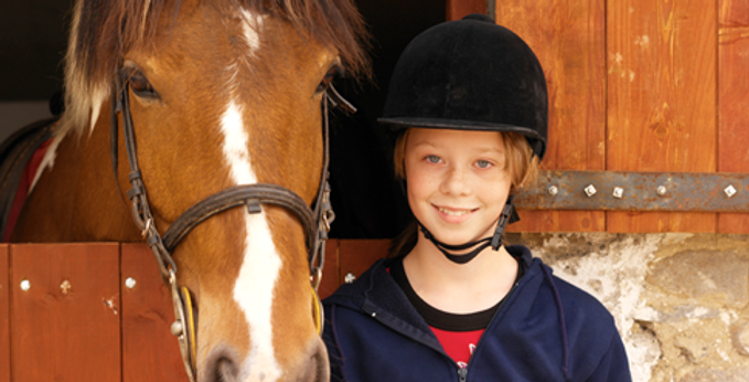 Girl and Horse