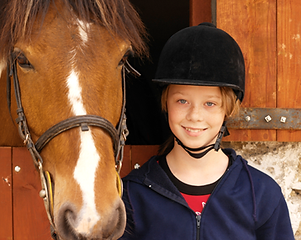 Girl and Horse