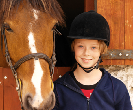 Girl and Horse