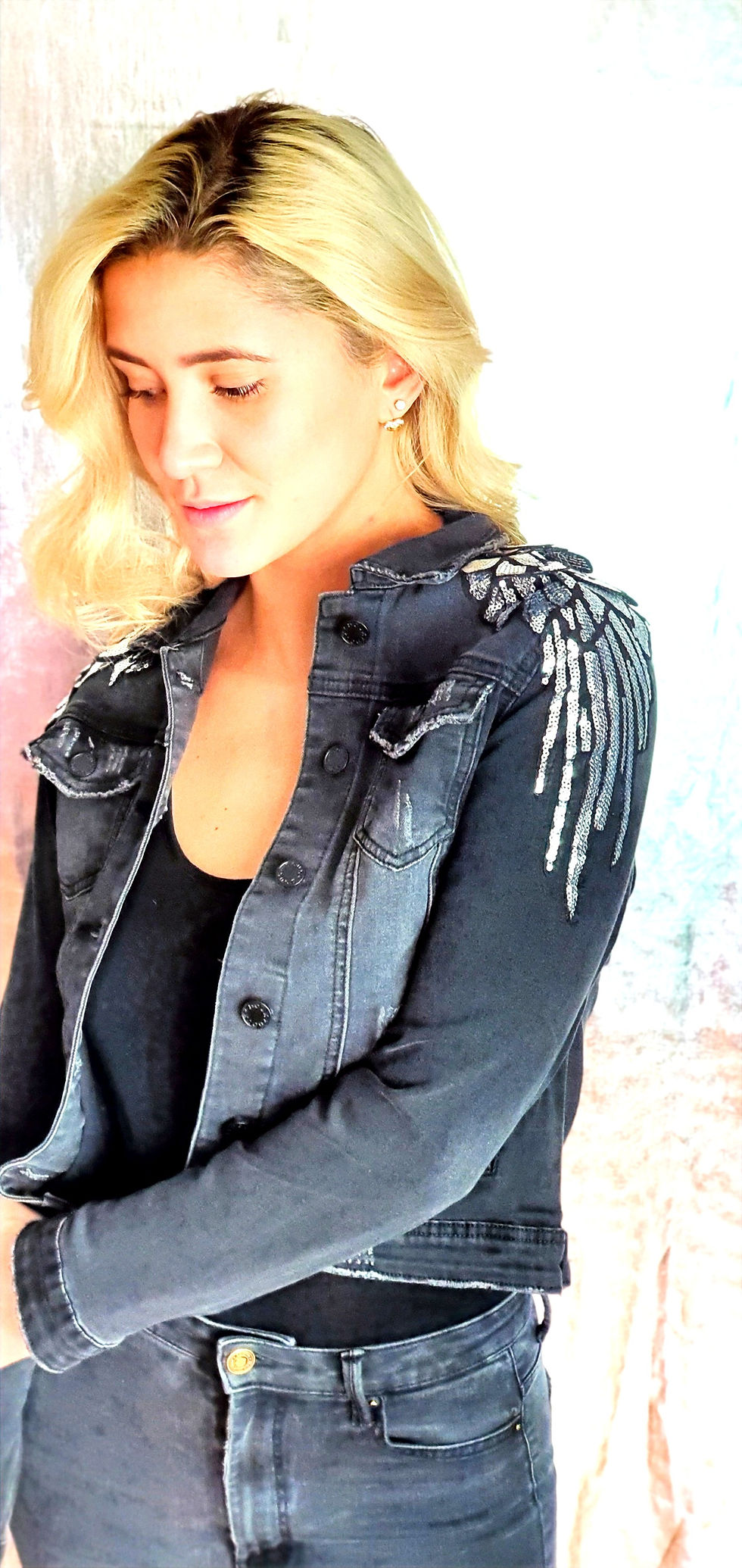 Miniatura: Freedom Silver Wings Jacket