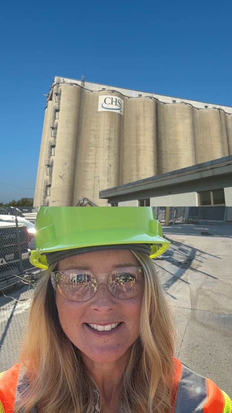Katie Brown, Land O'Lakes, on the CHS tour at WIAS26