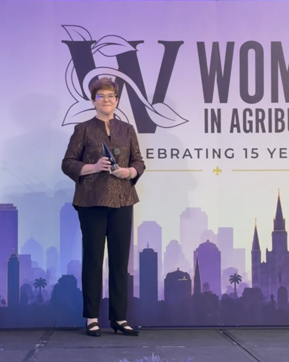 USDEC's CEO Krysta Harden with her 2026 WIA Demeter Award 