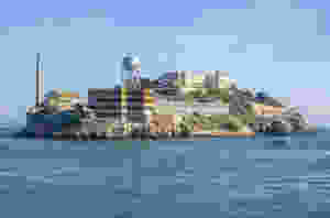 Alcatraz island on San Francisco Bay