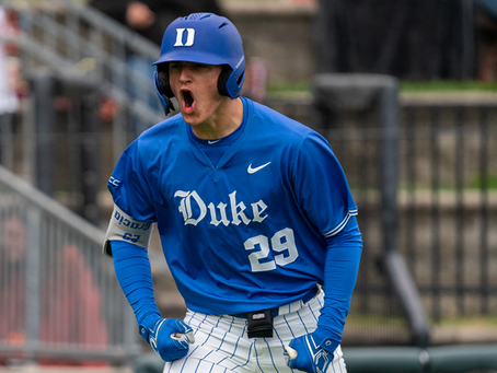 NCAA Baseball Top 25 Eye Test Analytics vs D1Baseball 4/22