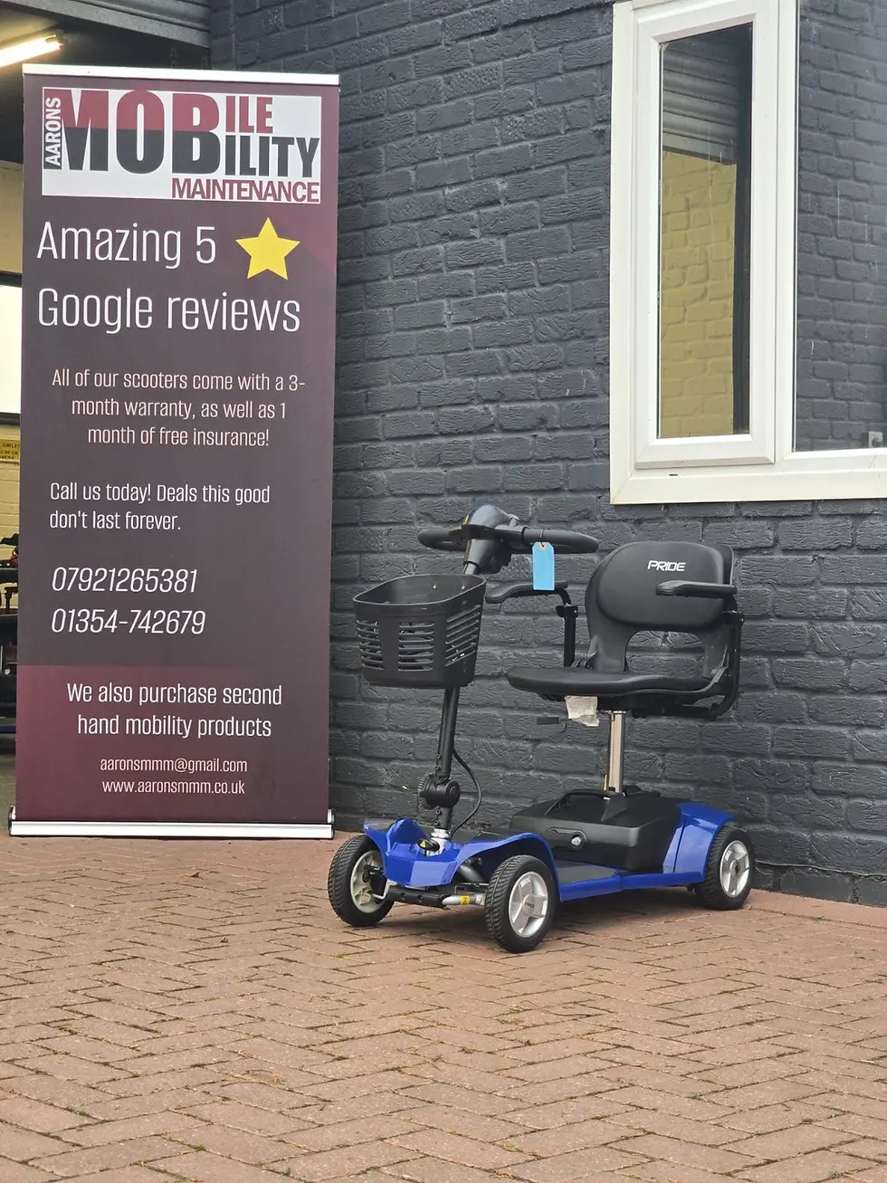 Pride Apex Alumalite Mobility Scooter Light Weight