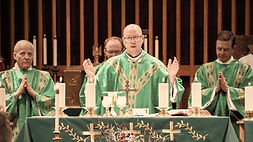 Bishop-Golka-Mass-with-deacon-and-priests-Brunch-with-the-Bishop