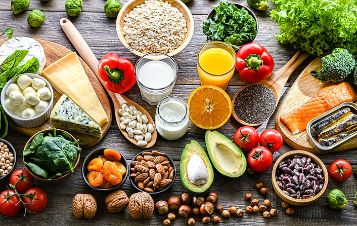 Food products recommended for osteoporosis and healthy bones..jpg