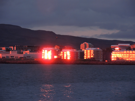 Lasciando Reykjavik