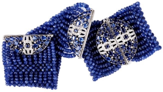 Light Sapphire Diamond Bracelet