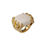 Thumbnail: White Coral and Diamond Claw Ring