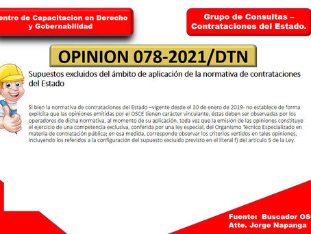 Supuestos excluidos del ámbito de aplicación de la normativa decontrataciones del Estado