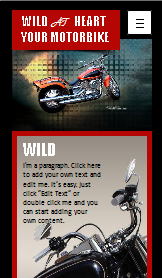 Se alle skabeloner hjemmesideskabeloner – Vild motorcykel