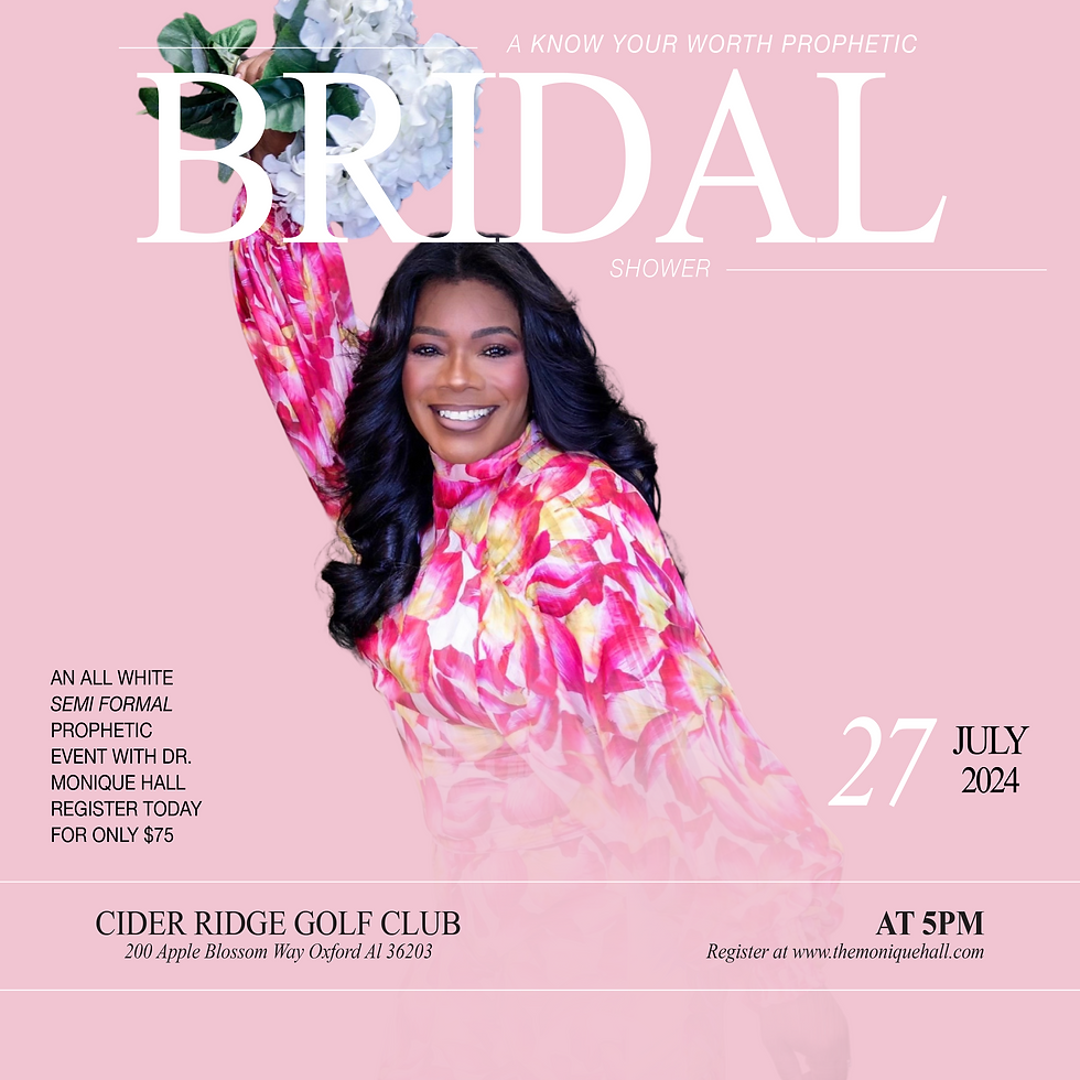 Know Your Worth Prophetic Bridal Shower