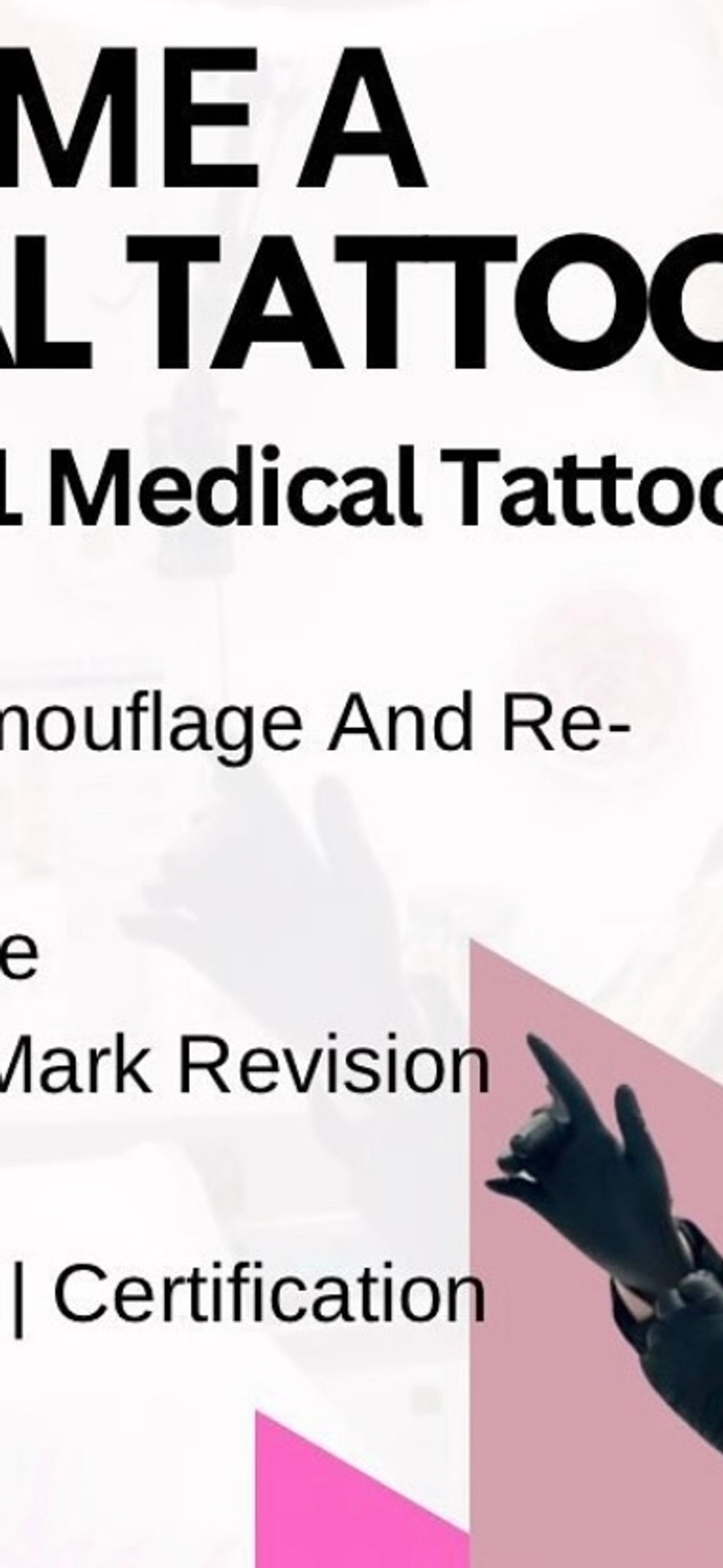 3-IN-1 Paramedical Tattoo  In Person 