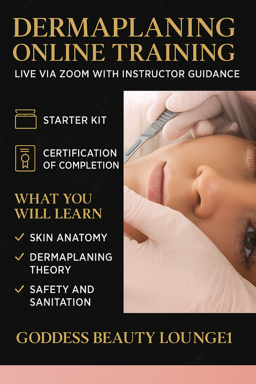 Dermaplaning Online Zoom