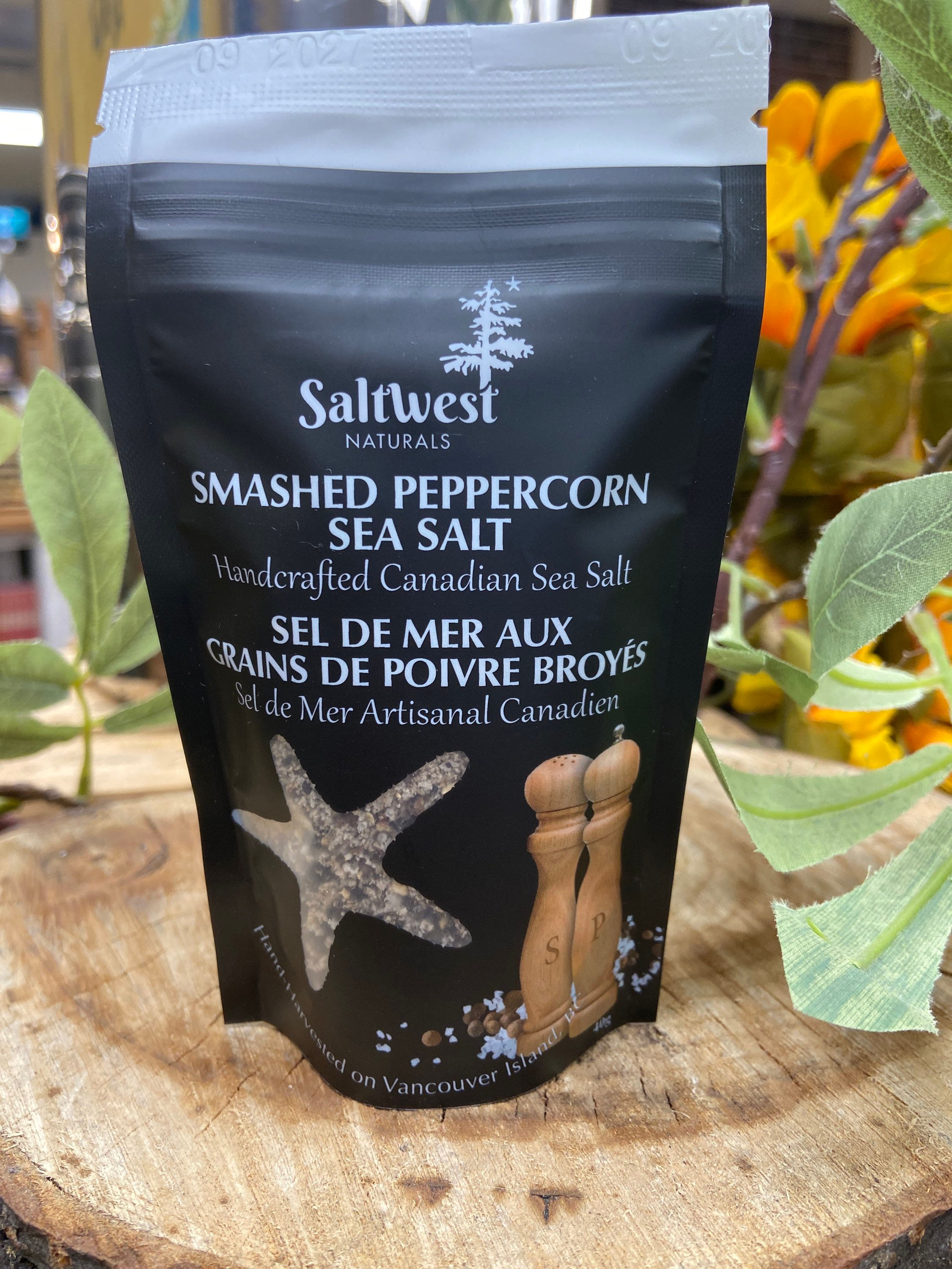 Smashed Peppercorn Sea Salt
