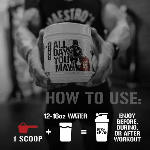 5% Nutrition All Day You May 10:1:1 Ratio BCAA