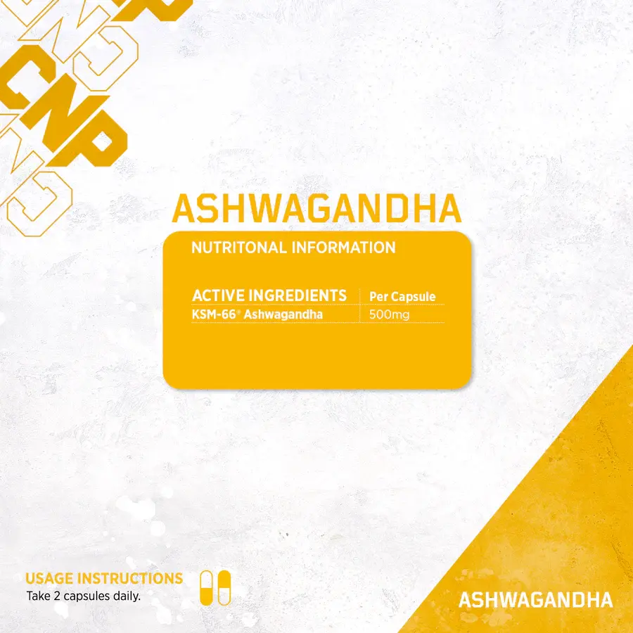 CNP Ashwagandha – 500mg KSM-66® 60 Caps