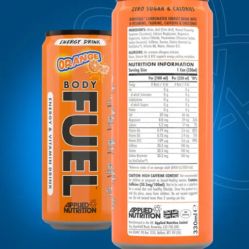 Applied Nutrition Body Fuel Energy Can 12x330ml