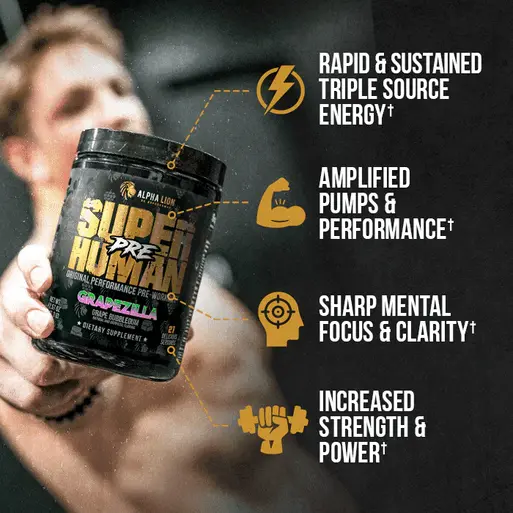 Alpha Lion SuperHuman Pre Workout 342.3g