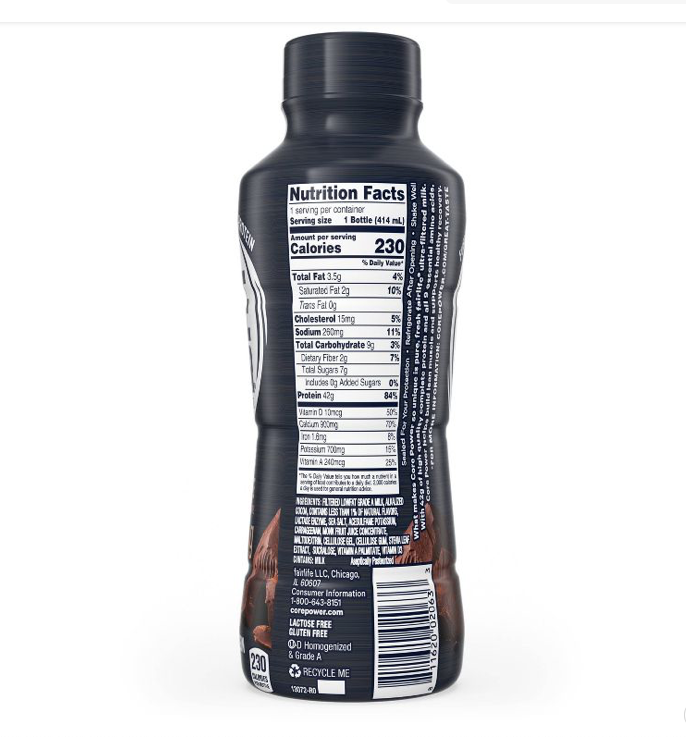 Thumbnail: Core Power Chocolate Elite 42g High Protein Milkshake