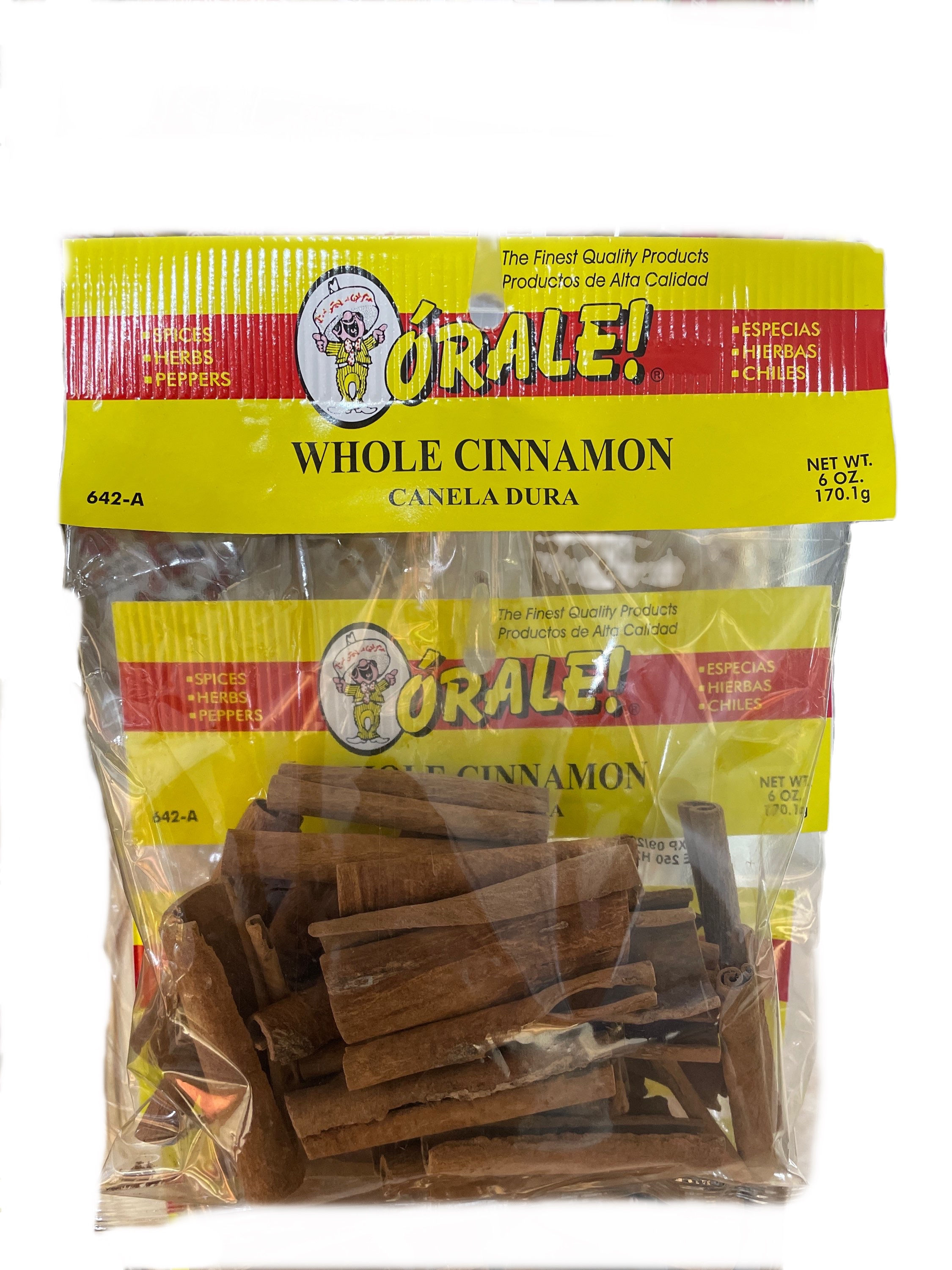 Orale! Lisy Whole Cinnamon Canela Dura 6oz
