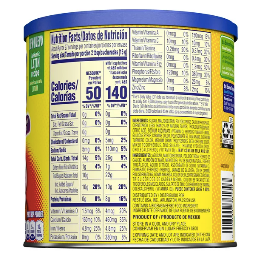 Miniatura: Nestle Nesquik Strawberry Flavor Powder Drink Mix, 14.1 oz