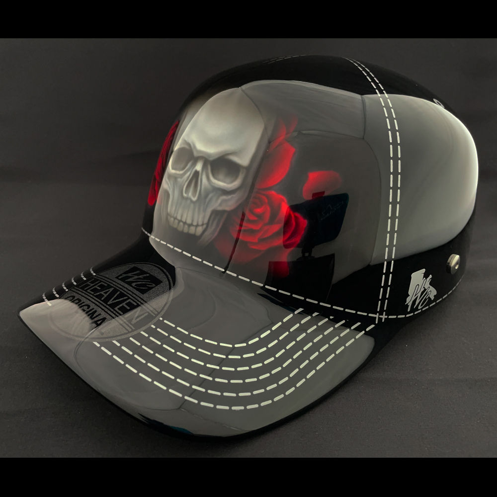 HEAVEN'S CAP　スカル＆ローズ