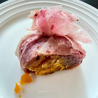 Taro Rose Egg Yolk Pastry