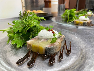 秋刀魚と焼き茄子のテリーヌ