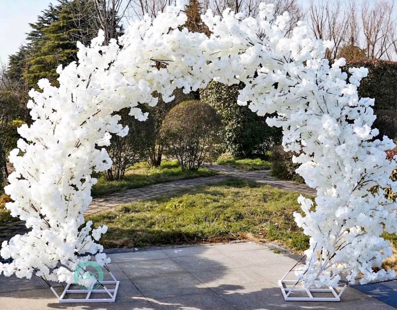 White Blossom arch 