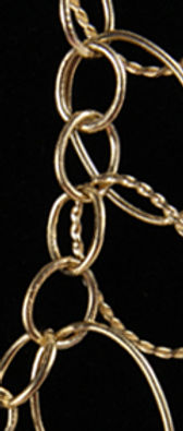 Vermeil Oval Chain Link Necklace