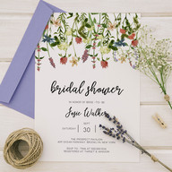 Boho Botanical Invitations