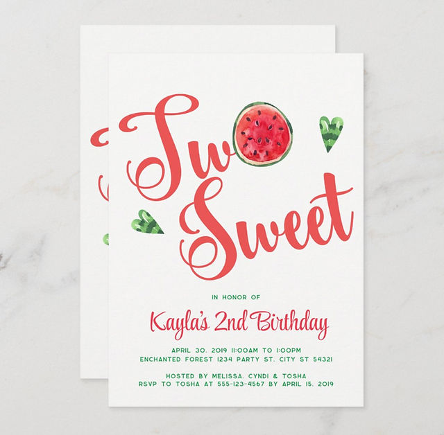 Two Sweet Birthday