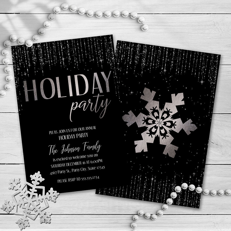 Holiday Party Invitations